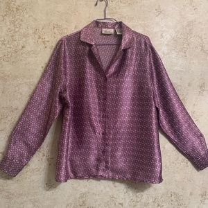 Kathy Lee Print Blouse